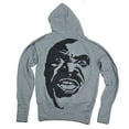 thumbnail image 2 of Shannon Briggs The Cannon Lets Go Champ Womens V Neck Sweater Hoodie Gray Large, 2 of 2