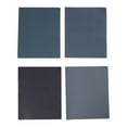 WSTEER 6 in 1 Sandpaper Assorted Dry Wet Abrasive Sand Paper for Wood