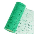 thumbnail image 5 of S SERENABLE Glitter Tulle Sequined Mesh 10 Yards Durable Stylish Mesh Ribbon Tulle Fabric for Stage Performance Decorations Wedding Decor Green, 5 of 8