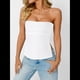 thumbnail image 4 of Tops de Tubo para Salir para Mujer 2025,Camisetas de Verano con Hombros Descubiertos y Espalda Descubierta,Lindas Camisetas de Trabajo,Tops de Vacaciones,Conjuntos Y2K. S, 4 of 8