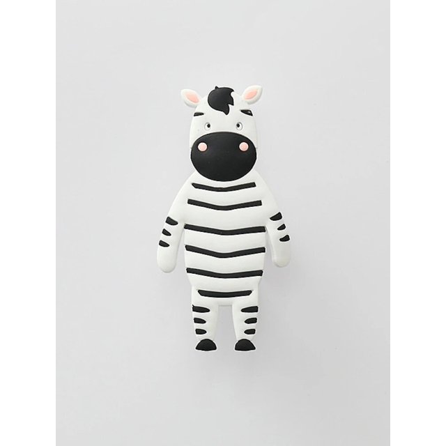 Soporte de Animal lindo, bolsa de montaje en pared, llave, cepillo de dientes, pasillo, baño, cocina, gancho de estante