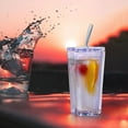 thumbnail image 4 of Fankiway Five-pointed Star Glass Color Gradient Cup Cold Drink Cup With Lid Coffee Cup Drinking Cup, 4 of 8