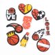 thumbnail image 5 of CHAO 10 piezas de accesorios para zapatos de fútbola, accesorios para zapatos de dibujos animados, utilizados para zapatos perforados, pulseras, fiestas y decoración de bricolaje., 5 of 5