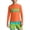 Orange, variant on ITSAME Boys Rash Guard Swimwear 2-Piece Quick-Dry Long Sleeve Tops and Swim Trunks Summer Beach Swimsuit Pink Size 5-6