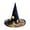 C, variant on Textilo Halloween Tall Witch Hat Decorative Magic Hat with Wide Brim Halloween Cosplay Party Home Decor Photo Prop