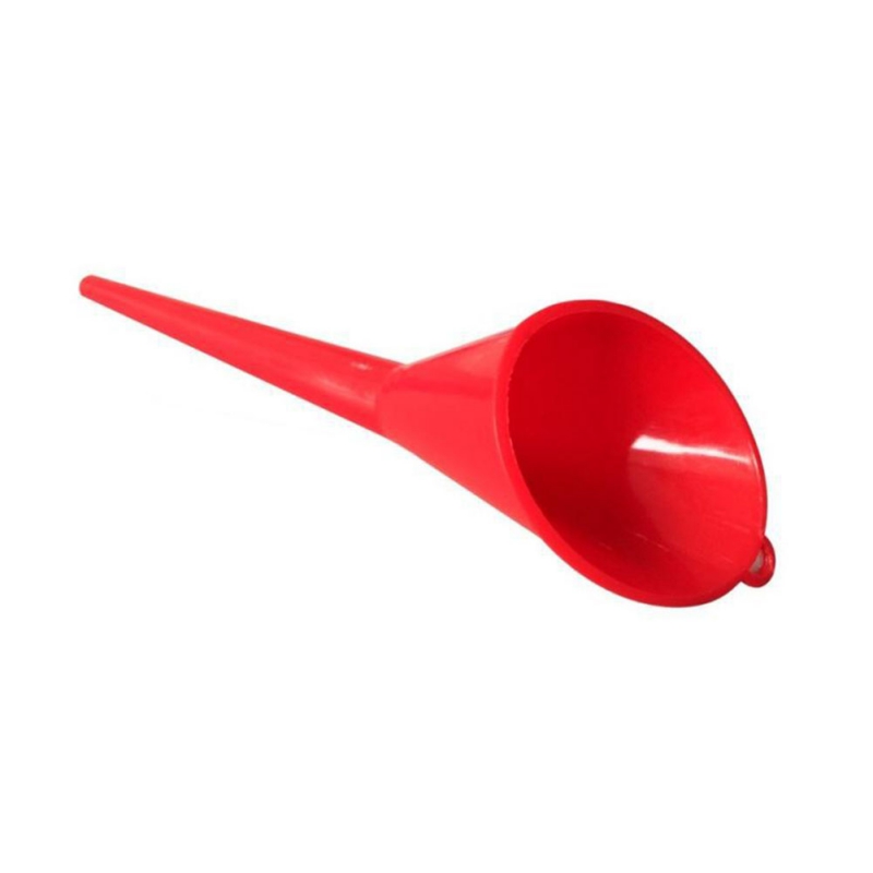 2X MultiUse Long Stem Plastic Funnel For Motorbike Car Petrol/Oil