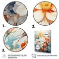 thumbnail image 3 of Designart "pasture Daffodil Dance" Floral & Botanical Floater Framed Wall Art Living Room, 3 of 7
