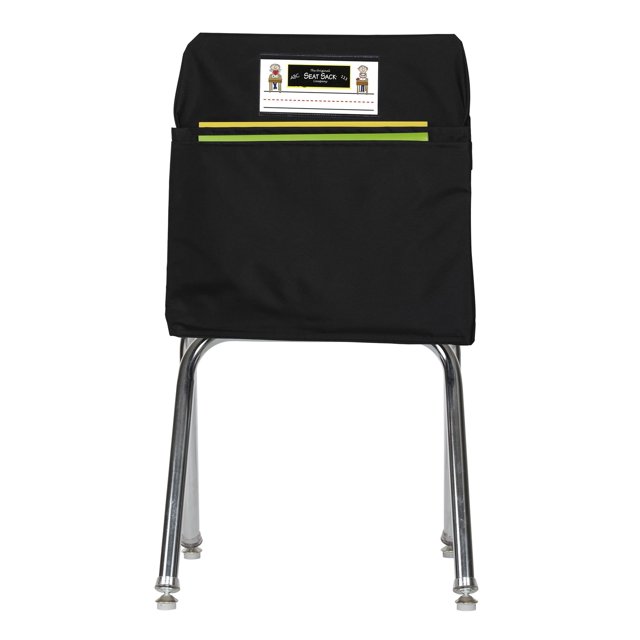 Seat Sack Single-Pocket Chair Storage - 14 Inches Classroom Pack of 25 - The single pocket is the perfect addition to classrooms, study areas, and home learning spaces.