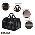 thumbnail image 2 of Pet Cat Carrier Bolso al aire libre Bolsa plegable para mascotas Bolsa de viaje para mascotas (Negro S), 2 of 3