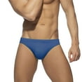 thumbnail image 1 of Men's Summer Swimwear Cool Sports Solid Color Beach Shorts Fashion Fit Triangle Swimming Trunks, 1 of 6
