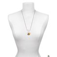 thumbnail image 3 of Delight Jewelry Silvertone Extra Large Softball and Glove Silvertone Dream Big Pendant Necklace, 25", 3 of 4