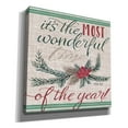 thumbnail image 2 of Epic Graffiti 'It's the Most Wonderful Time of the Year' by Cindy Jacobs, Canvas Wall Art, 37"x37", 2 of 2