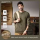 thumbnail image 4 of Suéter de punto nuevo de otoño e invierno para hombre, suéter holgado de cuello redondo, estilo perezoso, sudadera con capucha, ropa de manga larga de color sólido, 4 of 4