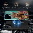 thumbnail image 5 of Punmada for iPhone 16 Compatible with Magsafe Full Body Protective Glossy Case, For Girl Boy Shockproof Magnetic Charge Esthetics Pattern Flower Highland Cow, 5 of 7