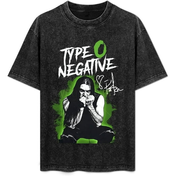 Type O Negative Men's Funny Round Neck Cotton T-Shirts Short-Sleeve Unisex Tops Tees