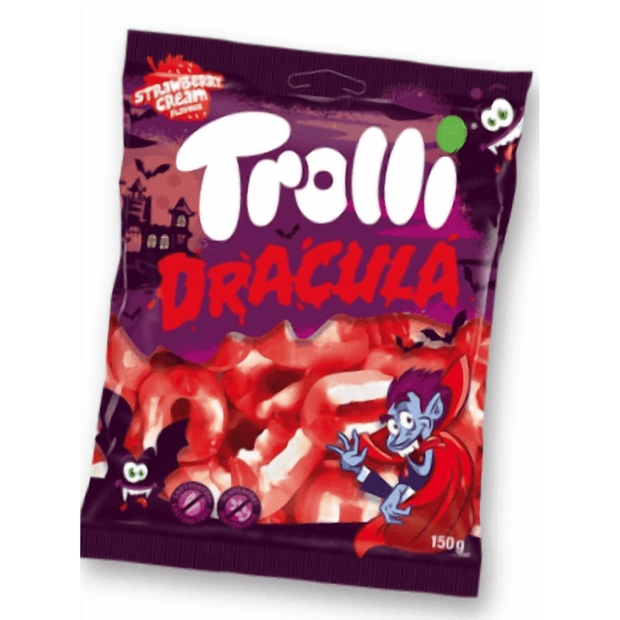 Trolli Dracula Halloween Gummy Fangs 150g / 5.3oz