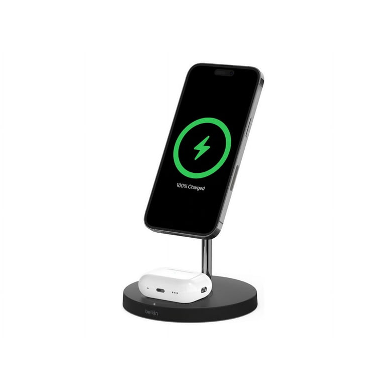 スマホアクセサリー Belkin Boost Charge Pro2-in-1  MagSafe Belkin BOOST↑CHARGE™ PRO 2-in-1 Wireless Charging Dock with