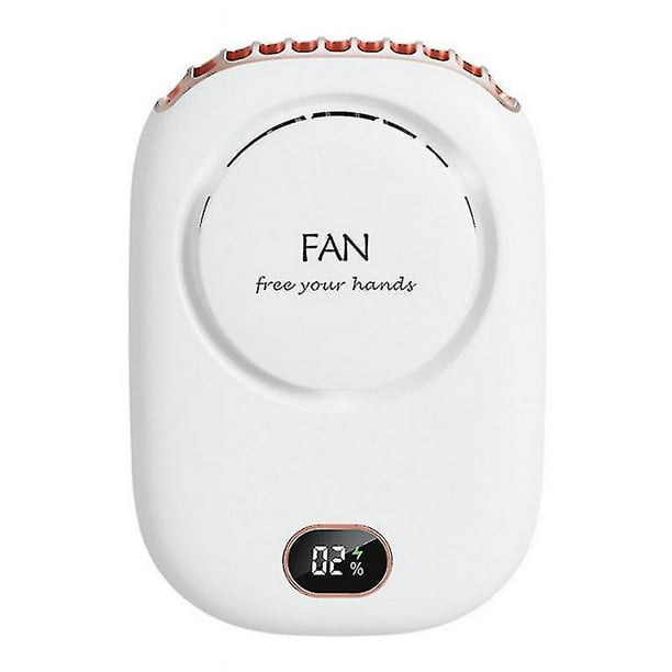Ventilador Mini Usb Enfriador Recargable Ventilador De Mano Silencioso Blanco