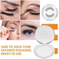 thumbnail image 2 of 5Pcs False Eyelashes Storage Boxes Round False Eyelashes Packing Box Transparent Plastic Eyelash Case Organizer Eye Lashes Travel Storage Carry Case for Girls and Women (Black), 2 of 8