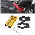 thumbnail image 3 of DYNWAVECA Universal Foot Pegs Folded Non-Skid Footpeg Rear Pedals for Motorbikes Dirt Bikes Cycling Foot Pegs Rests Pedals with Brackets Spanner - Gold, 3 of 10
