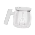 thumbnail image 4 of Taza Agitadora Automática Mayimx con Tapa de Cristal 400ml Blanco, 4 of 9