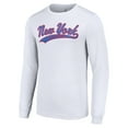 thumbnail image 2 of Men's Starter White New York Rangers Tailsweep T-Shirt, 2 of 3