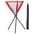 thumbnail image 1 of Baseball Caddy Portable Batting Practice Ball Caddy Tripod Stand with Carry Bag, Red, 1 of 7