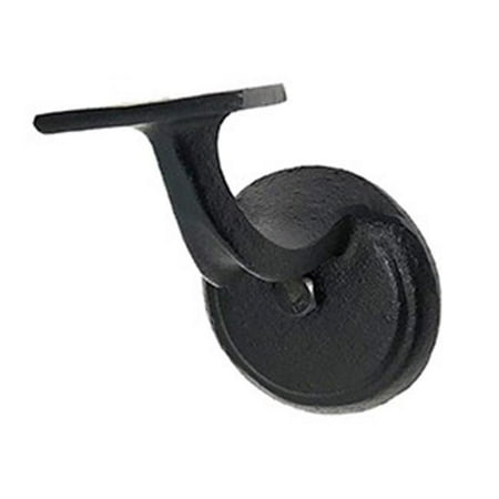 

3-1/4 Diameter Hand Rail Bracket - Black