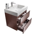 thumbnail image 4 of CITTANEO 24 Inch Floating Bathroom Vanity with Sink, Modern Bathroom Cabinet in Walnut, 4 of 7