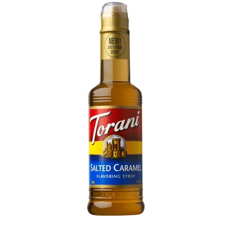 Torani Original Salted Caramel Syrup, Authentic Coffeehouse Syrup, 12.7 oz