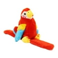 thumbnail image 3 of Juguete de peluche de loro Hugo pulsera de bofetada rojo, 3 of 10