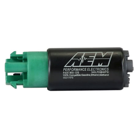 AEM 50-1215 High Flow 340 LPH Ethanol/Methanol Offset Inlet with Hooks Fuel