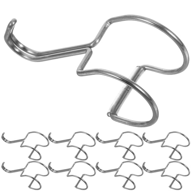 10pcs ganchos a prueba de viento colgador de colgilla de acero inoxidable ganchos de colgilla de colcha para colgador de colgilla de bricolaje accesorios de colgador de bricolaje