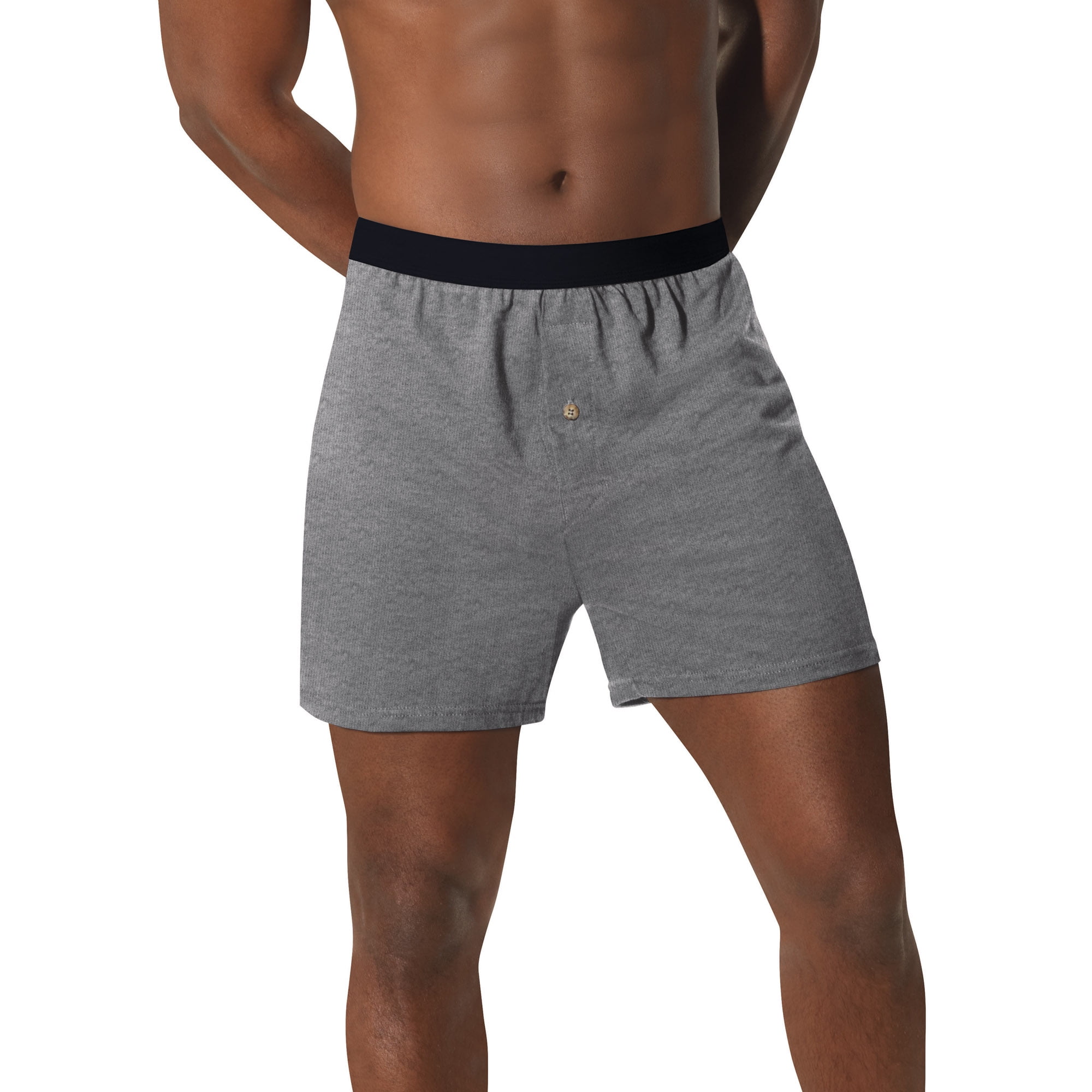 Hanes Men's ComfortSoft Waistband Knit Boxers, Bonus Pack 5 + 1 Free by Generic