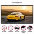 thumbnail image 4 of Sardfxul Projector Screen 150 inch 16:9 Foldable Anti-Crease Portable Projection Movies Screen for Home Theater Outdoor Indoor, 4 of 11