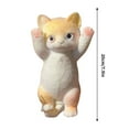 thumbnail image 3 of Fiudx Juguete Antiestrés para Gatos, Adorable Diseño de Peluche, Material Suave y Duradero, Juguete Portátil para Apretar, Alivia El Estrés En Cualquier Momento y Lugar, Regalo Perfecto para Los Aman, 3 of 6