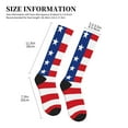 thumbnail image 4 of Pofeuu America Flags3 Print Compression Socks for Women & Men Circulation - Best Support for Nurses,Running,Athletic,Sports, 4 of 7