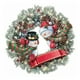 thumbnail image 2 of Cuadros Decorativos Guirnalda de Navidad Punto de cruz completo Hilo de algodón de 11 quilates Artesanía impresa DIY (1) Tmvgtek embutido en tela, 2 of 9