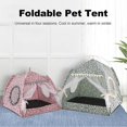 thumbnail image 5 of Foldable Pet Tent Washable Pet House Elegant Puppy Kennel Cat Kitten Dog Camping Tent Pet Shelter for Four Seasons, 5 of 5