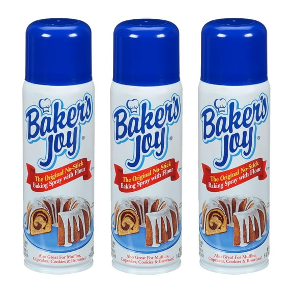 Baker's Joy The Original No-Stick Baking Spray with Flour 5 oz. (Pack of 3)