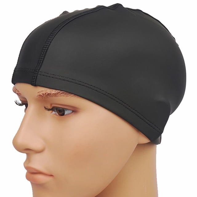 Xihbxyly Gorro de Natación Unisex, Nailon Elástico, Alta Resistencia Al Desgaste, Cómodo y Ligero, Transpirable, para Adultos, con Cierre de Cremallera, Talla Única.