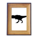 thumbnail image 1 of Marco de imagen miniatura Run de dinosaurio, madera, 18 x 13 cm, 1 of 4