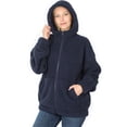 thumbnail image 2 of KOGMO Women's Soft Sherpa Zip Up Jacket with Hoodie, 2 of 4