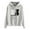 Grey, variant on Women's Hoodies & Sweatshirts Women'S Autumn And Winter New Casual Print Long Sleeve Heart Pullover Hoodie, Women's Hoodies & Sweatshirts XXXL