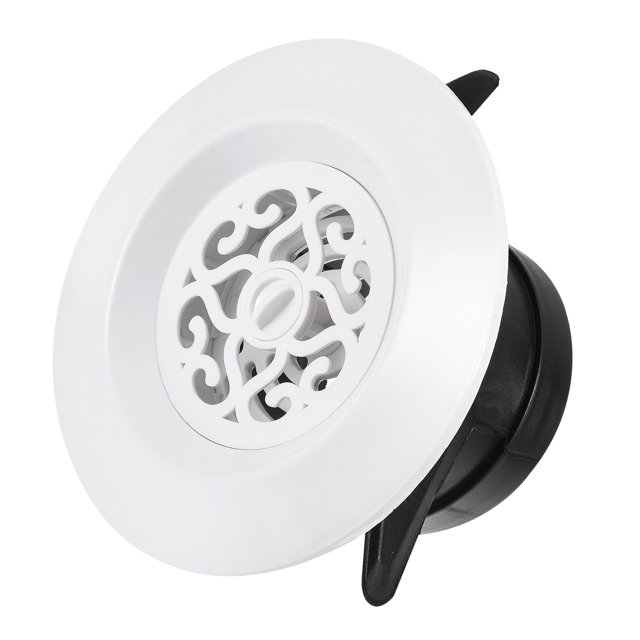 Unique Bargains 3 Inch Adjustable Pattern Screen Grille Cover Louver Round Air Vent