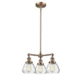 thumbnail image 7 of Innovations Lighting 207 Fulton Fulton 3 Light 22" Wide Chandelier - Nickel, 7 of 7