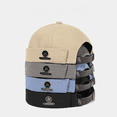 thumbnail image 3 of Gorra de piso estándar con diseño de hoja de arce creativa para hombres y mujeres, sin gorro, estilo hip hop, personalizada, de piel de melón para hombres y mujeres, 3 of 6