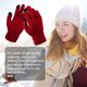 thumbnail image 4 of Minnieouse Guantes Pantalla Táctil Manopla Cálida Unisex Mujer Guantes Invierno Manoplas Punto Type6 NO6 Minnieouse AP000827-01, 4 of 6