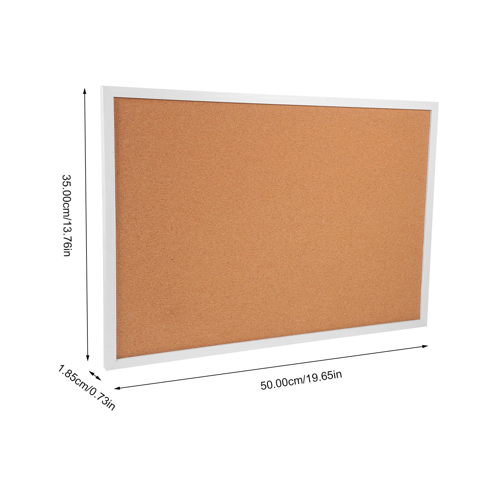 NUOLUX Small Bulletin Board Cork Board Khaki 1 Set