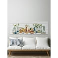 thumbnail image 5 of Parvez Taj Lined up Bottles II White Wood Wall Art, 5 of 7
